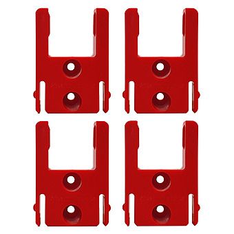 Stealthmounts Milwaukee M18 18V Tool Mount Holder 4 Pack | TM-MW18-RED-4
