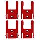 Stealthmounts Milwaukee M18 18V Tool Mount Holder 4 Pack | TM-MW18-RED-4