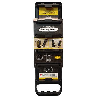 Stealthmounts DeWalt 18V and 54V Battery Board | BD-DW20-H1