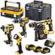 DeWalt DCK456M3T 18V XR 4 Piece Kit With  3 x 4.0Ah Batteries