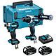 Makita DLX2516TJ 18V Cordless Combi Drill &amp; Impact Driver Twin Pack 2 x 5.0Ah Batteries