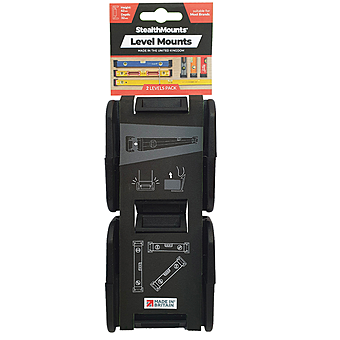 Stealthmounts Level Mounts 2 Pack | OM-LM-BLK-2
