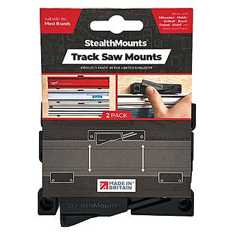 Stealthmounts Track/Guide Rail Mounts Pack of 2 | OM-TRM-BLK-2