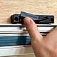 Stealthmounts Track/Guide Rail Mounts Pack of 2 | OM-TRM-BLK-2
