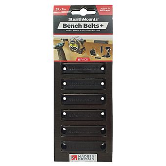 Stealthmounts Bench Belt Plus 6 Pack | BB-PL-BLK-6