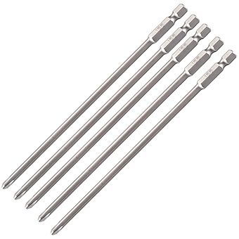 Makita 5 Pack of 155mm x 4mm PH2 Bits For Auto Feed Screw Guns (DFR552) 191V02-0