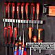Stealthmounts Black Wall Hive System Screwdriver Racks 4 Piece Set | WH-BLK-SD-4