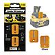 Stealthmounts DeWalt Stubby Magnetic Bit Holder 2 Pack | BH-DW-S-YLW-2