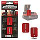 Stealthmounts Milwaukee M18 18V Stubby Magnetic Bit Holder 2 Pack | BH-M18-S-RED-2