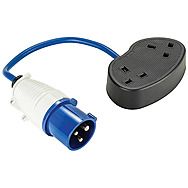 230V Fly Lead 16A Plug - 2 Gang 13A Socket E85302