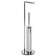 Belgravia Toilet Roll Holder &amp; Brush Combo