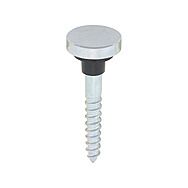 Timco Flat Chrome Mirror Screws 10 Pack