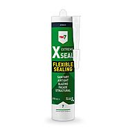 Tec7 X-Seal Flexible Sanitary Sealant - Replaces Caulk, Silicone & Mastic - 310ml - White