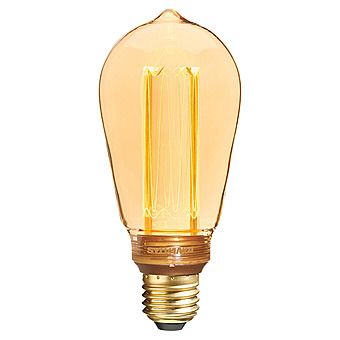 Sylvania 2.5W = 13W Amber White Vintage-Style LED Light Bulb 125lm ST64 E27