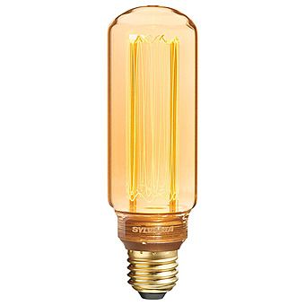 Sylvania 2.5W = 13W Amber White Vintage-Style LED Light Bulb 125lm T45 Tubular E27
