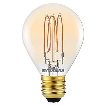 Sylvania 3.5W = 25W Amber White Vintage-Style LED Light Bulb 250lm Golf Ball E27