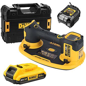 DeWalt DCE590D1T 18V XR Grabo 120kg Suction Lifter with 2.0Ah Battery