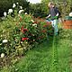 Draper 30m Coiled Garden Hose &amp; Adjustable Sprayer