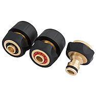 Draper Brass & Rubber Hose Connector Set