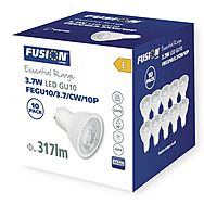Fusion 3.7W = 35W LED Light Bulb 10 Pack 352lm GU10