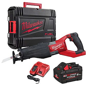 Milwaukee M18 FSX-801C 18V FUEL Super Sawzall 1 x 8.0Ah Forge Battery | 4933499178