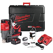 Milwaukee M18 FUEL FMDP-502C 18V Mag Drill Press 2 x 5.0Ah Batteries | 4933451013