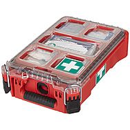 Milwaukee FIRST AID Kit In Red Packout Compact Organiser BS 8599 4932479638