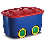 KIS Wheeled Kids Lego-Style 46L Storage Box