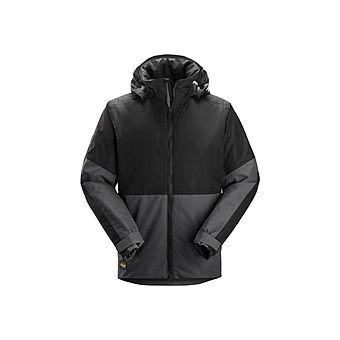 Picture of Snickers 1104 Waterproof Insulated Jacket | Steel Grey/Black