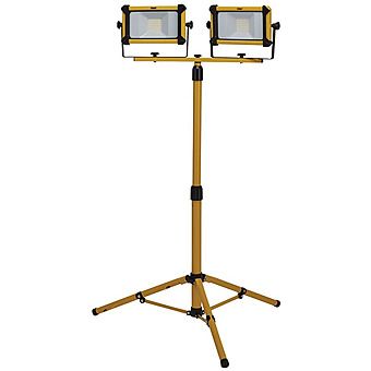 Draper 03215 Tripod Twin Head LED Site Flood Light 11,000lm