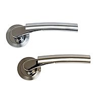 Irish Forged Mulholland Lever On Rose Door Handles