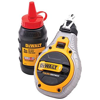 DeWalt 6:1 Chalk Reel 30m Line with Red Chalk