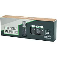 24 x AAA Batteries By Lighthouse