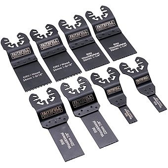 Faithfull FAIMFKIT8 8 Piece Multi-Tool Blade Set