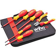 Wiha 6 Piece VDE Screwdriver & Cutter Set