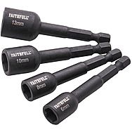 Faithfull 4 Piece Impact Nut Driver/Setter Set FAISBMNUT4S