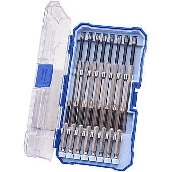 Faithfull 16 Piece Long Impact Screwdriver Bit Set