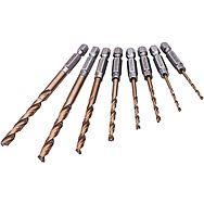 Faithfull 8 Piece Impact Driver Drill Bits FAIQCSET8