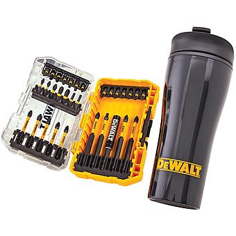 DeWalt 32 Piece FlexTorq Impact Bit Set with Free Mug