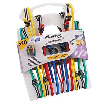 Masterlock 3043EURDAT 10 Piece Twin Wire Bungee Set