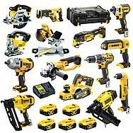 DEWALT Ultimate 18V XR Cordless 15 Power Tool Mega Pack + 5 x 5.0Ah Batteries