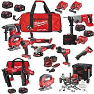 Milwaukee 14 Piece M18 18V Monster Power Tool Kit