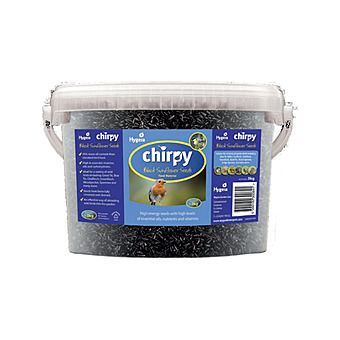 Chirpy Black Sunflower Seeds Bird Feed 3kg