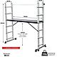 ProPlus Combination Ladder With Scaffolding Style Platform