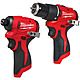 Milwaukee M12 BLPP2B-422B 12V Brushless Combi Drill &amp; Impact Driver Twin Pack 1 x 4.0Ah &amp; 1 x 2.0Ah Battery | 4933500426