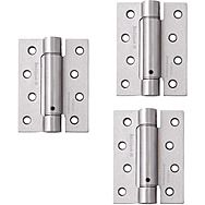 Single Action Fire Rated Spring Hinge 100 x 75mm 3 Pack