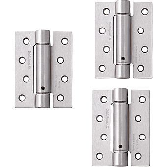 Single Action Fire Rated Spring Hinge 100 x 75mm 3 Pack