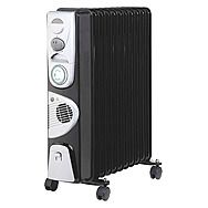 Kingavon 2.5kW 11 Fin Oil Filled Radiator with Turbo Fan