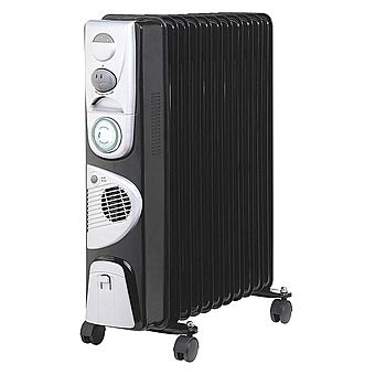 Kingavon 2.5kW 11 Fin Oil Filled Radiator with Turbo Fan