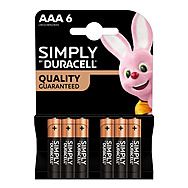 Simply Duracell 6 Pack AAA Batteries